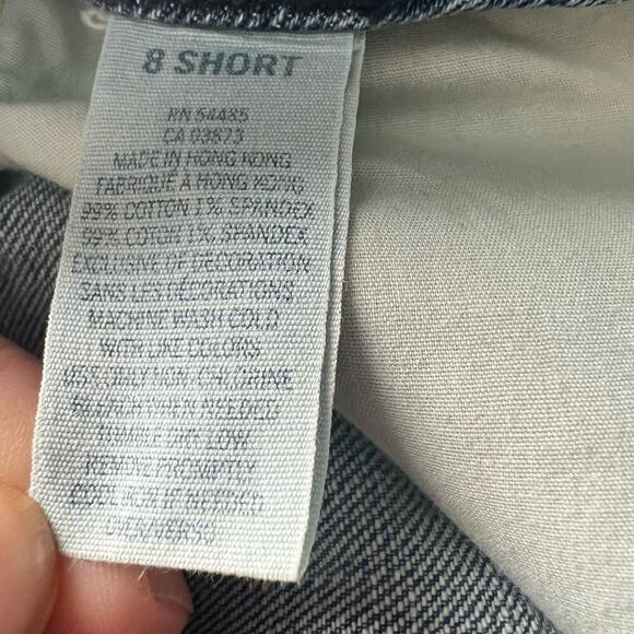 Vintage American Eagle Woman’s Hipster Low Rise Wide Leg Jeans- Size 8S - Picture 6 of 10